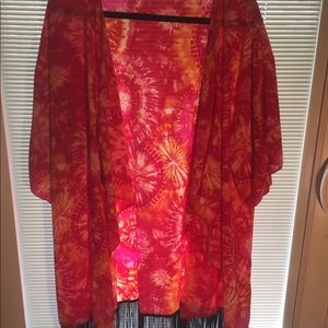 Lularoe Monroe large Tie Dyed NWOT